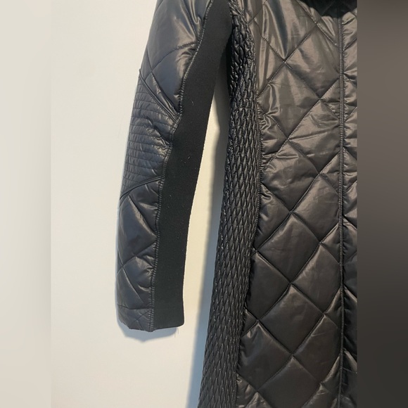 BCBGeneration Quilted Black Puffer Jacket Sz XS - Picture 9 of 13
